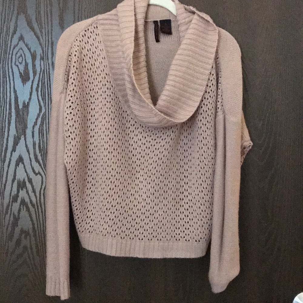 Mauve cowlneck sweater
